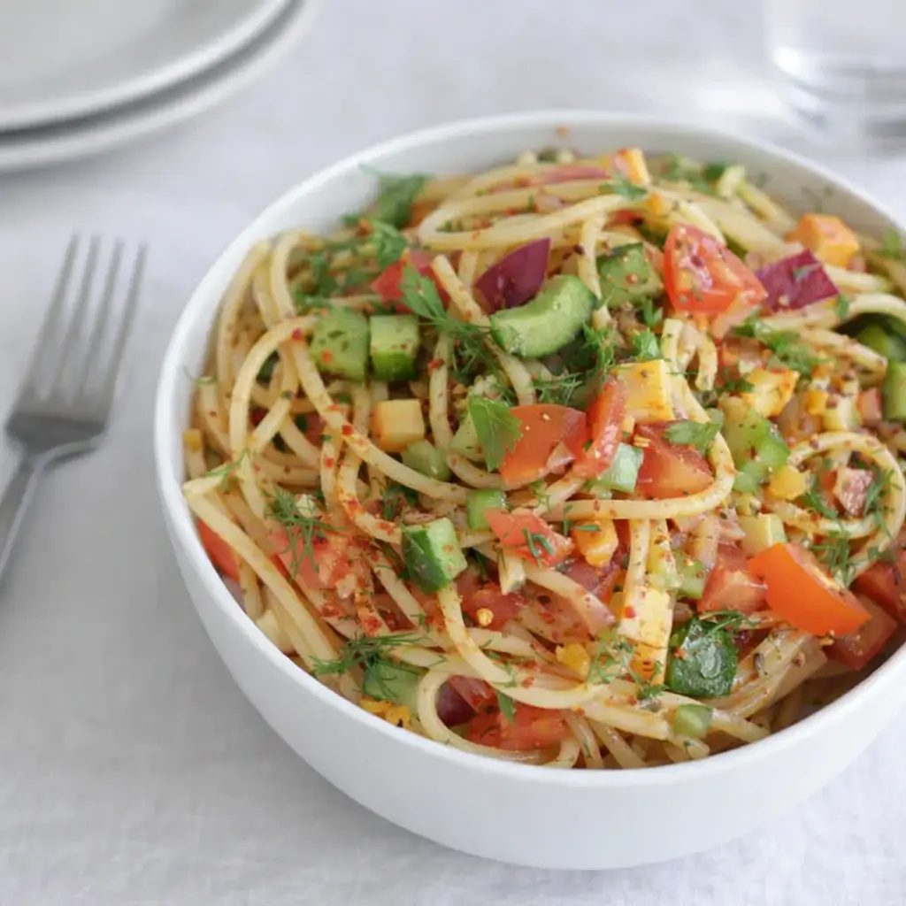 Unlock the Flavor Bomb: Turkish Manti Pasta Salad with Crispy Lamb